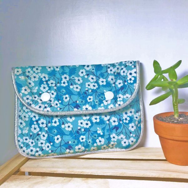 Pochette en tissu fait main, création D'un Coup de Fil